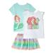 The Little Mermaid Girls Princess Ariel Mix and Match, 3-Piece Outfit Set, Sizes 4-16