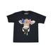 Inktastic 4th of July Patriotic Cow in Shades Child Short Sleeve T-Shirt Unisex Black S