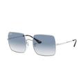 Ray-Ban RB1971-91493F Square 1971 Classic Silver Light Blue Gradient Lens Sunglasses