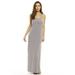 Just Love Maxi Dress with Front Zipper / Summer Dresses (Heathered Grey, Small)