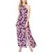 Fame and Partners Wome's Floral-Print Backless Dreamer Gown