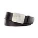 New Polo Ralph Lauren Men's Big Pony Logo Plaque Leather Belt, Black, Sz 42 (8641-7)