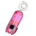 Qisuw Mini LED Keychain Flashlight Electric Torch Portable USB Charging Rechargeable 45LM 2 Modes Tube Camping Night Reading Cycling Walking