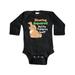 Inktastic Hearing Impaired but I'm Trying my Best Cute Brown Bunny Infant Long Sleeve Bodysuit Unisex