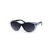 Child Size Girls Cat Eye Ribbon Trim Plastic Fashion Sunglasses Black Slate Smoke