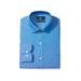 BUTTONED DOWN Men's Tailored Fit Spread-Collar Solid Non-Iron Dress Shirt (Pocket), French Blue, 16" Neck 36" Sleeve