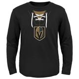 Outerstuff NHL Toddlers (2T-4T) Las Vegas Knights Mock Jersey Long Sleeve Tee