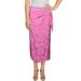WAYF Womens Printed Sheer Wrap Skirt