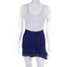 Jill Stuart Womens Above Knee Studded Mini A-Line Skirt Blue Size 6