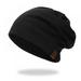 Slouchy Lightweight Beanies Cap Casual Lightweight Thermal Elastic Knitted Cotton Warm Hat Autumn Winter Sports Headwear for Men & Women