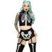 Leg Avenue Women's Holographic Skeleton Costume