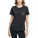 Calvin Klein Womens Rhinestone Embellished Logo Pocket T-Shirt Large