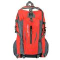 Red 40L Outdoor Water Resistant Backpack Hiking Camping Pack Travel Sports Bag