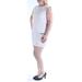 RACHEL ROY $119 Womens New 1164 Beige Zippered Sleeveless Shift Dress L B+B