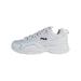 Fila Disarray Womens Athletic Leather Court Sneakers White