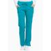 Dickies Xtreme Stretch Scrubs Pant for Women Mid Rise Rib Knit Waistband Plus Size DK020, 5XL, Teal