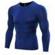 Hazel Tech--Mens Compression Long Sleeve Top Tights Sports Running T-shirts Quick Dry Men's Running T-shirts