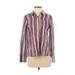 Pre-Owned Ecru Women's Size XS Long Sleeve Button-Down Shirt