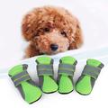 4 Pcs Waterproof Dogs Boots Anti-Slip Sole Feet Cover Paw Protectors Shoes