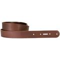 Stonestreet Leather 1" Peanut Brown Belt Strap, Buffalo Leather Belt Replacement 50-60 Length, 8-10 oz Thick West Tan Buffalo Leather Belt Blank, Pre-Punched Holes and Turn Back