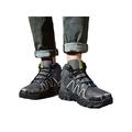 Avamo Mens Leather High Tops Ankle Safety Boots Lace Up Steel Toe Cap Work Boots Hiker Shoes