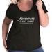 Adventure Is Out There Womens Plus Size Scoopneck T