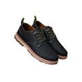 Rotosw Men's Artificial Leather Business Casual Dress Shoes Flat Round Toe Fashion Casual Shoes