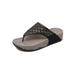 Avamo Womens Sequins Sandals Wedge Heel Ladies Summer Flip Flops Platform Shoes 4-10