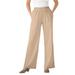 Woman Within Women's Plus Size Tall 7-Day Knit Wide Leg Pant