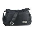 Purse Diaper Bag in Black Nylon, with Matching Changing Pad, Stroller Straps, Premium Zippers, 11 Pockets Insulated for Baby Bottles, Crossbody, Spacious, Perfect for Moms on the Go by Adorology
