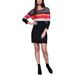 Sanctuary Womens Sadie Striped Long Sleeve Sweaterdress