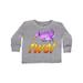 Inktastic 2 Second Birthday Purple Dragon Breathing Fire Toddler Long Sleeve T-Shirt Unisex Athletic Heather 5/6T