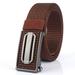 Htovila Nylon Belt Outdoor Men Belt Students Adults Belt Automatic Metal Buckle Webbing Canvas 47''