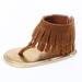 Outdoor Tassel Summer Casual Baby Soft Soft-soled Sandal Infant Girls Casual High Quality Kids Shoes For 0-18 M