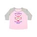 Inktastic My First Sweetest Day with Owl and Hearts Adult Women's Plus Size T-Shirt Female Baseball Pink and Heather 2X