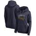 Denver Nuggets Fanatics Branded Women's Graceful Plus Size Pullover Hoodie - Navy