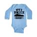 Inktastic Opa's Lil' Racing Buddy with Car Silhouette Infant Long Sleeve Bodysuit Unisex Light Blue 6 Months