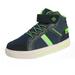 DREAM PAIRS Kids Boys & Girls Comfort High Top Sneakers Running Sports Shoes 151014_H NAVY/NEON/GREEN Size 9