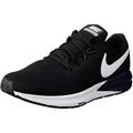 Nike Men's Air Zoom Structure 22 Running Shoes, Black/White, 15 D(M) US