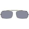 Visionaries Polarized Clip on Sunglasses - DRX Rec - Black Frame - 52 x 33 Eye