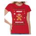 Merry Christmask Women T Shirts Happy Holidays Shirt for Women Funny Gingerbread Top Xmas Gifts Xmas 2020 Outfit Gingerbread Shirt for Women Christmas Tee for Her Merry Christmas T-Shirt