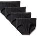 Mens - Underwear Briefs - 3 Pack Cotton Classics - Black - Large - U4000-BLACK-LARGE