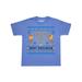 Inktastic Happy Hanukkah Sweater Style Design with Menorah and Dreidel Child Short Sleeve T-Shirt Unisex Columbia Blue S