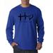 True Way 491 - Unisex Long-Sleeve T-Shirt Faith Hope Love Inspirational Foundation Small Royal Blue