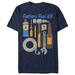 Men's Lost Gods Father's Day Tool Kit Cartoon Graphic Tee