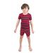 Leveret Shorts Pajamas Boys 2 Piece Pajamas Set 100% Cotton (Red/Grey,Size 5 Toddler)