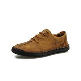 Audeban Mens Driving Penny Loafers Suede Moccasins Lace up Casual Dress Boat Shoes