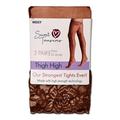 Secret Treasures Women's Sheer Thigh Highs, 2 Pack