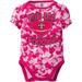 NFL New Orleans Saints Baby Girls Short Sleeve Heart Camo Bodysuit