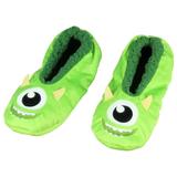 Disney Monsters Inc. Mike Wazowski Character Slipper Socks No-Slip Sole